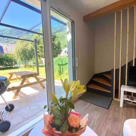 Les Trois Chalets - Jardin Terrasse 7 Personnes - Saint Mamet Luchon Exterior photo